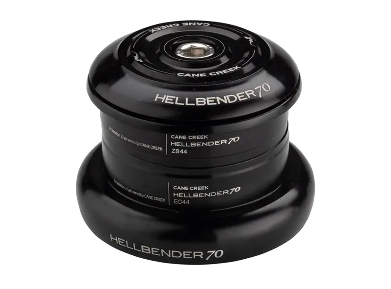 Cane Creek 70 Series Hellbender Headset - Zero Stack/External Cup - Black 1