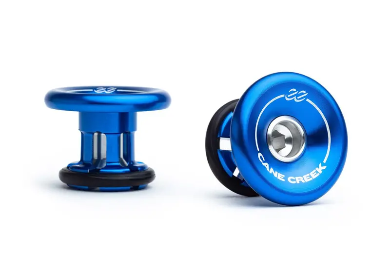Cane Creek Eebarkeep Bar End Plugs - Blue 1