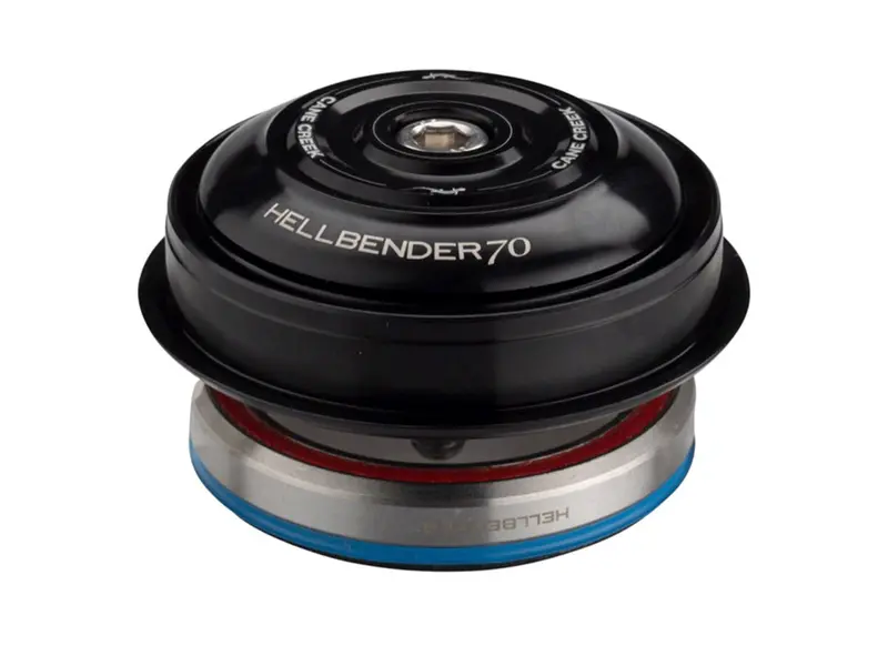 Cane Creek Hellbender 70 Headset – Durable All-Mountain, Zero-Stack/External Cup, Matte Black