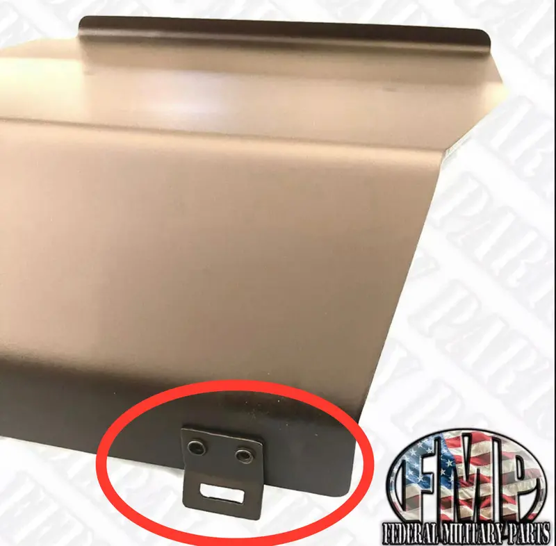 Catch Plate For Tensioner On Battery Box Cover / Front Passenger Seat 1