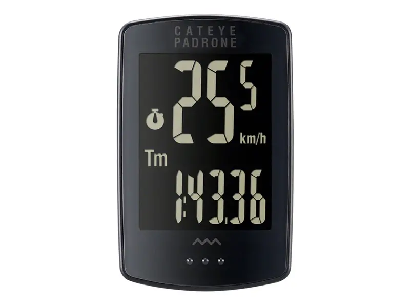 Cateye Padrone Stealth Wireless Cycling Computer - Black 1