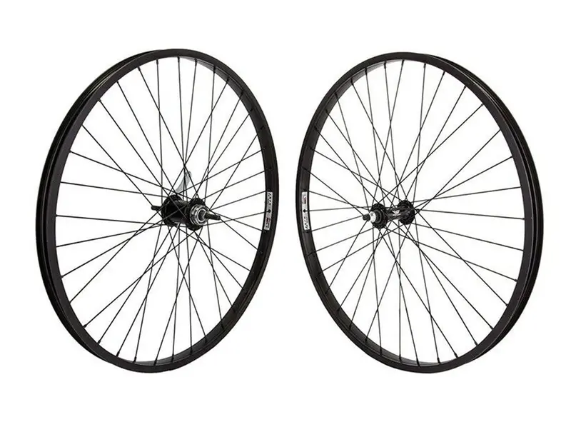 Cbo Generic 26" X 1.75 Singlespeed Cruiser Wheelset - Black 1