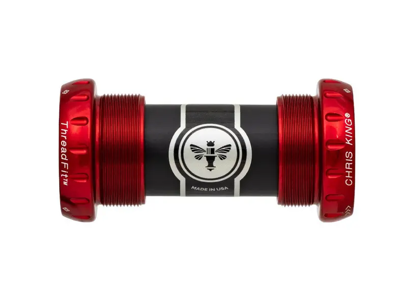 Chris King Threadfit 24 Ceramic Bottom Bracket - Red 1