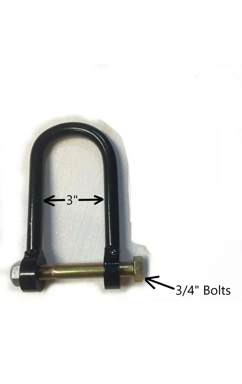 Clevis 3" X 9” Welded Airlift Bumper Air Lift Bumper Shackle For Humvee 2