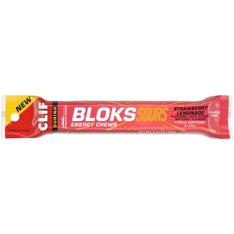 Clif Bar Bloks Sours - Strawberry Lemonade 1