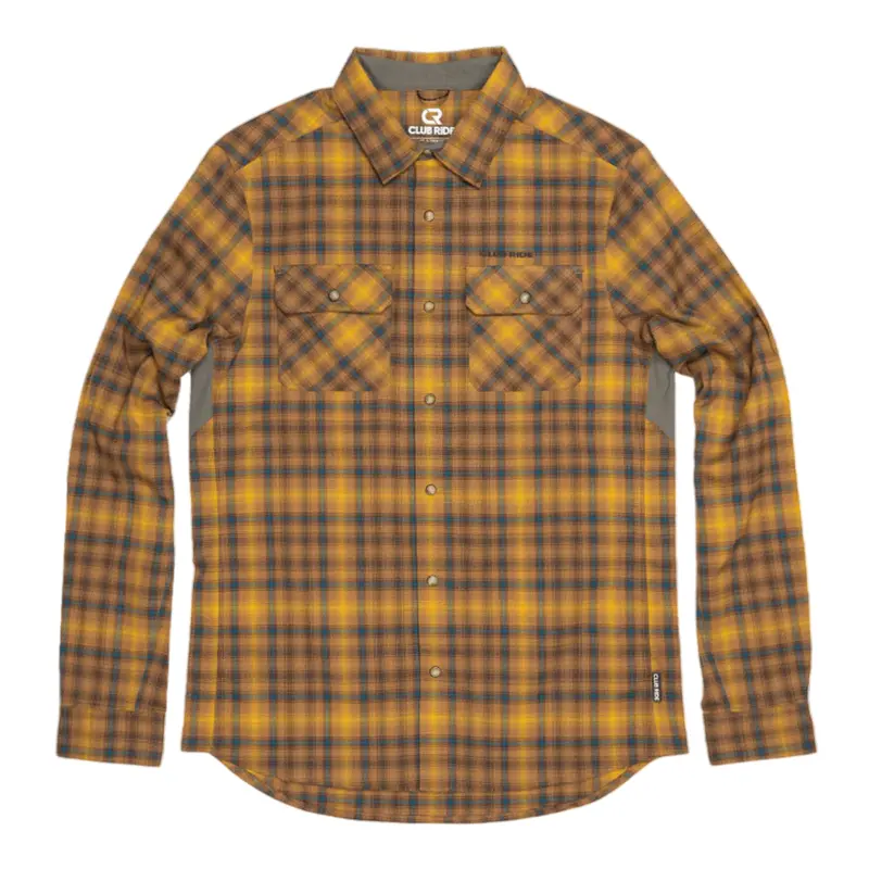 Club Ride Daniel Flannel Shirt - Rubber Sidewall 1