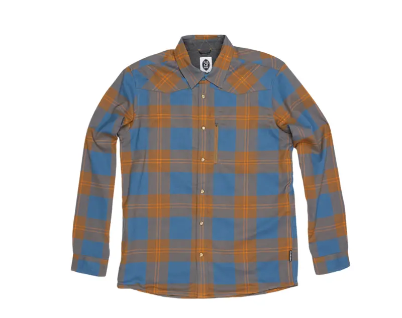 Club Ride Griffin Lined Flannel Shirt - Rubber 1