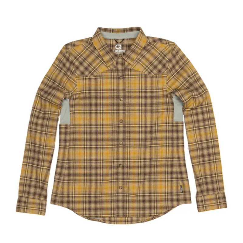 Club Ride Liv'n Flannel Shirt - Womens - Banana Yogurt 1