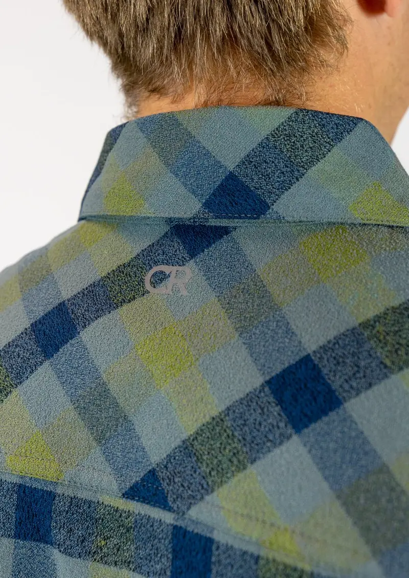 Club Ride Shaka Midweight Flannel Shirt - Teal Olive 5