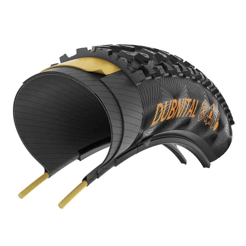 Continental Dubnital Trail Rapid 29" Folding Mtb Tire - Black 2