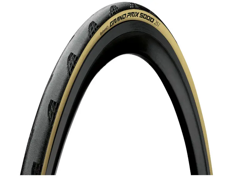 Continental Grand Prix 5000 700C Folding Road Tire - Black-Cream 1