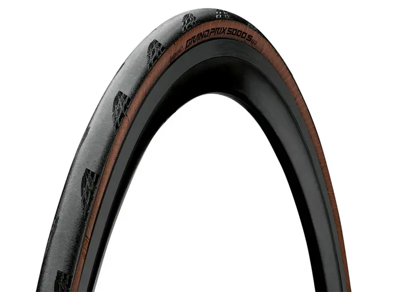 Continental Grand Prix 5000 S 700C Tubeless Road Tire - Black-Coffee 1