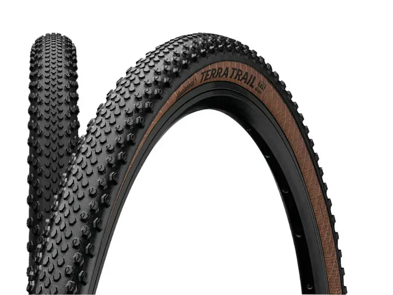 Continental Terra Trail 700C Cycolcross Tire - Coffee Sidewall 1