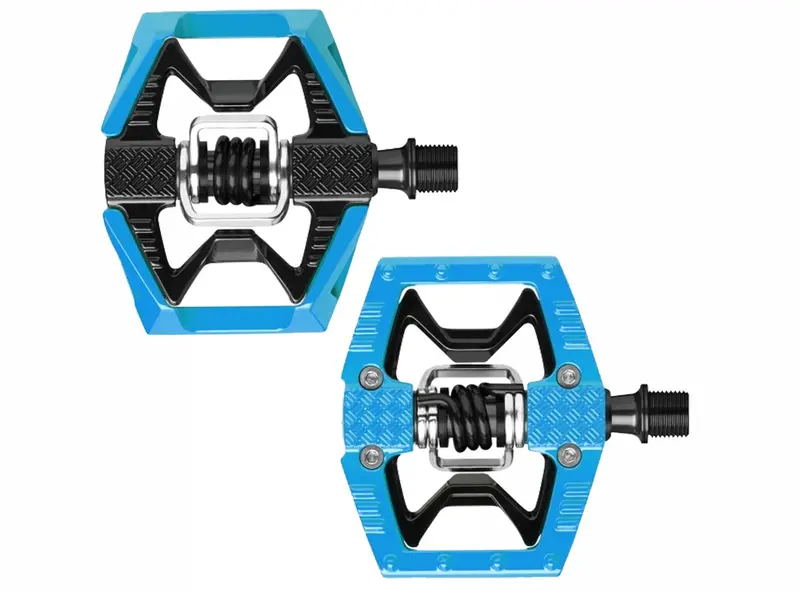 Crank Brothers Double Shot Hybrid Pedals - Blue 1