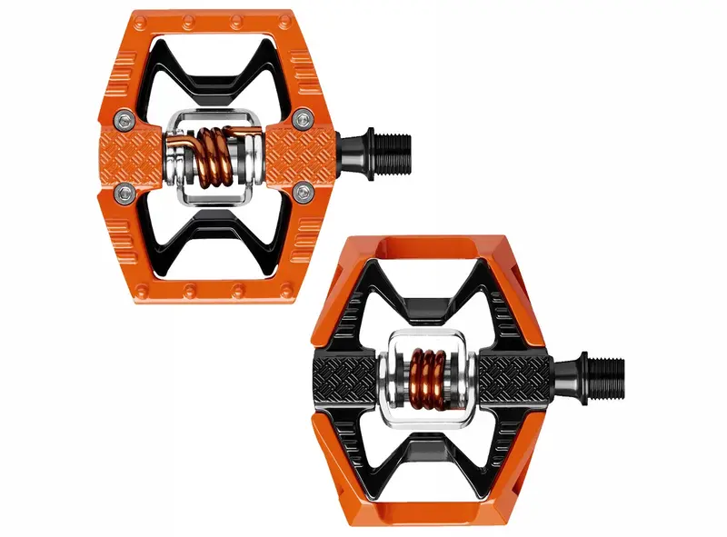 Crank Brothers Double Shot Hybrid Pedals - Orange 1