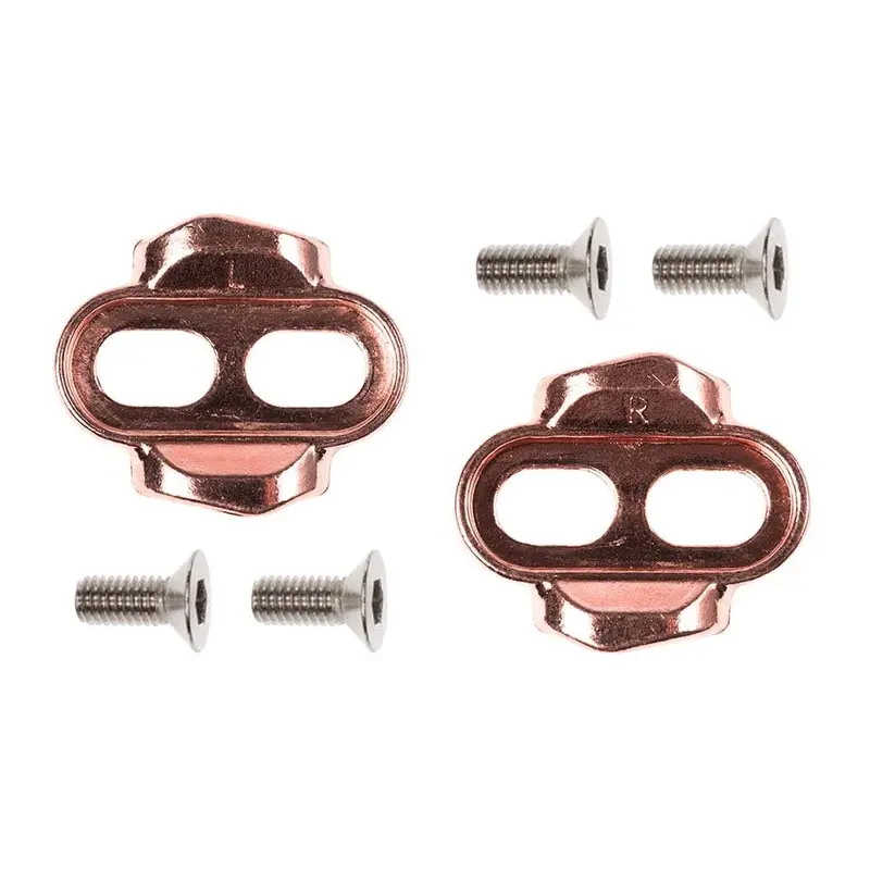 Crank Brothers Easy Release Cleats Kit - 6 Deg Float - Rose 1