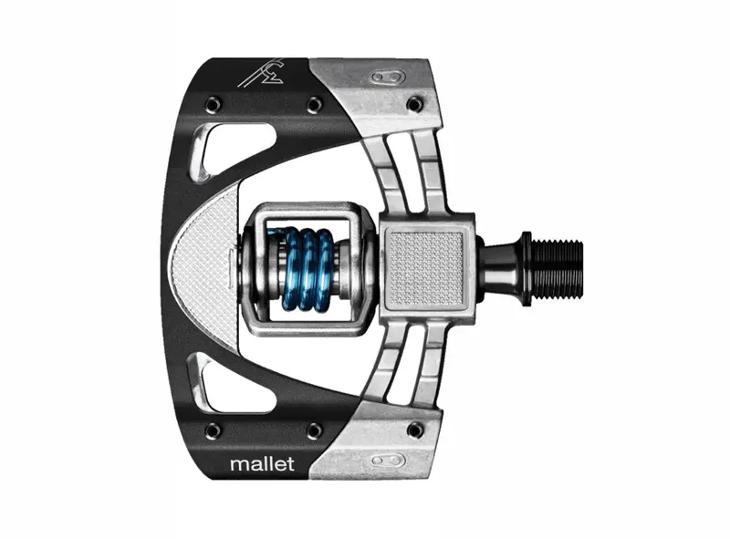Crank Brothers Mallet 3 Mtb Pedals - Silver-Black-Blue 1