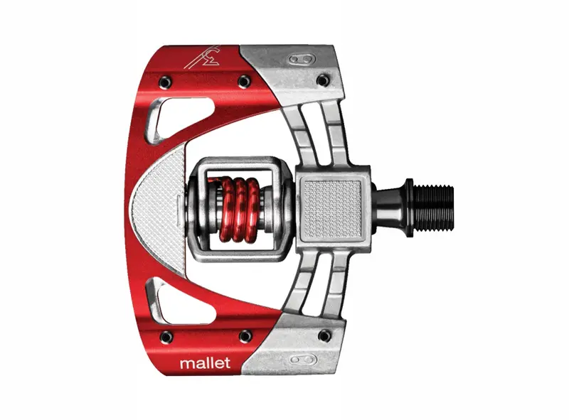 Crank Brothers Mallet 3 Mtb Pedals - Silver-Red 1