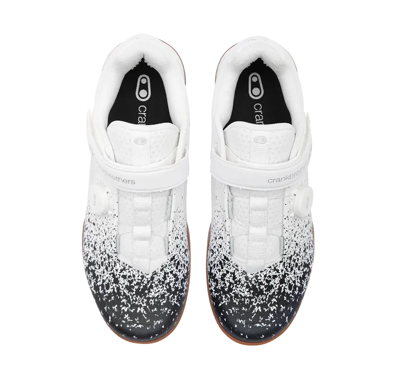 Crank Brothers Mallet Boa Clip-In Mtb Shoe - White-Gum-Splatter 7