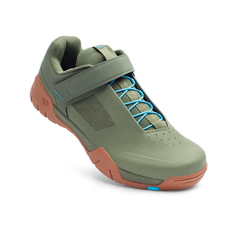 Crank Brothers Mallet E Speedlace Mtb Shoe - Green-Blue-Gum 1