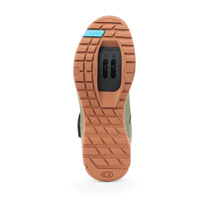 Crank Brothers Mallet E Speedlace Mtb Shoe - Green-Blue-Gum 6