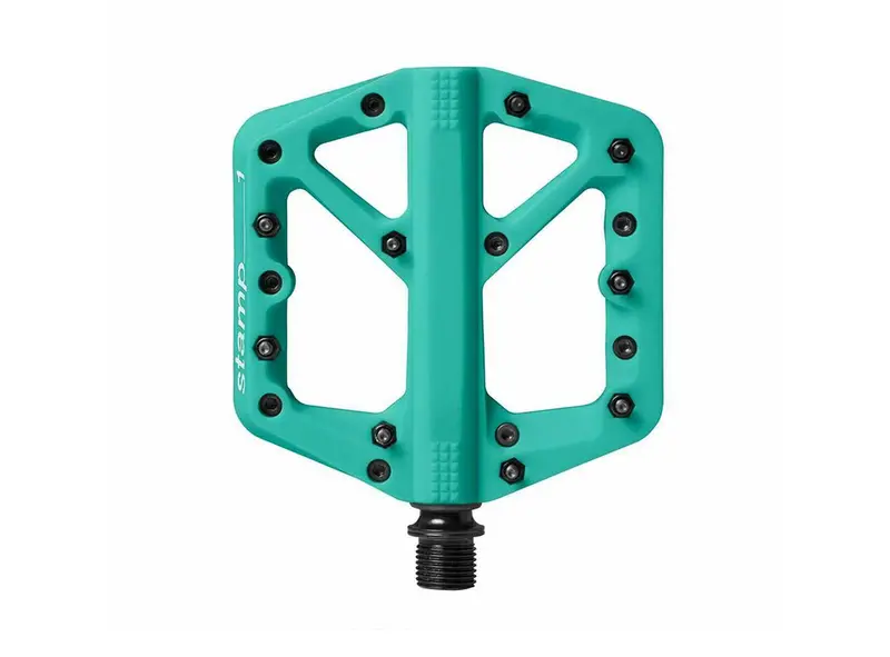 Crank Brothers Stamp 1 Platform Pedals - Turquoise 1