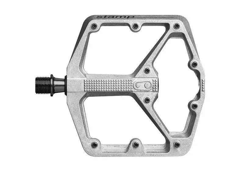 Crank Brothers Stamp 2 Small Platform Pedals - Raw Silver 1
