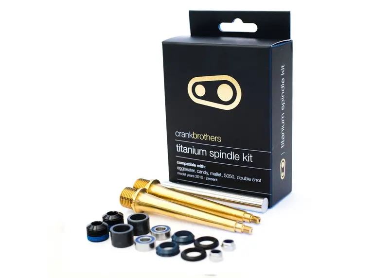 Crank Brothers Titanium Spindle Upgrade Kit - Gold 1