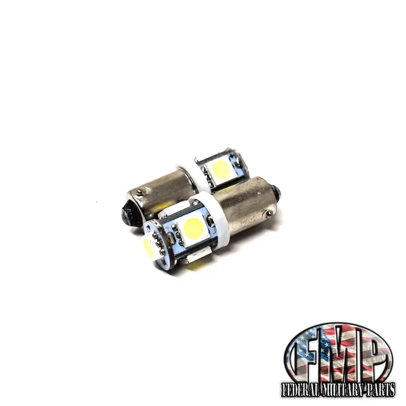 Dash Bulb Clear Lens Cover + Rubber Seals + 2 Colored Dash Bulbs - Fits M998 Humvee 12339203-1 10