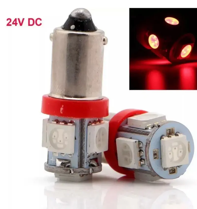 Dash Bulb Clear Lens Cover + Rubber Seals + 2 Colored Dash Bulbs - Fits M998 Humvee 12339203-1 20