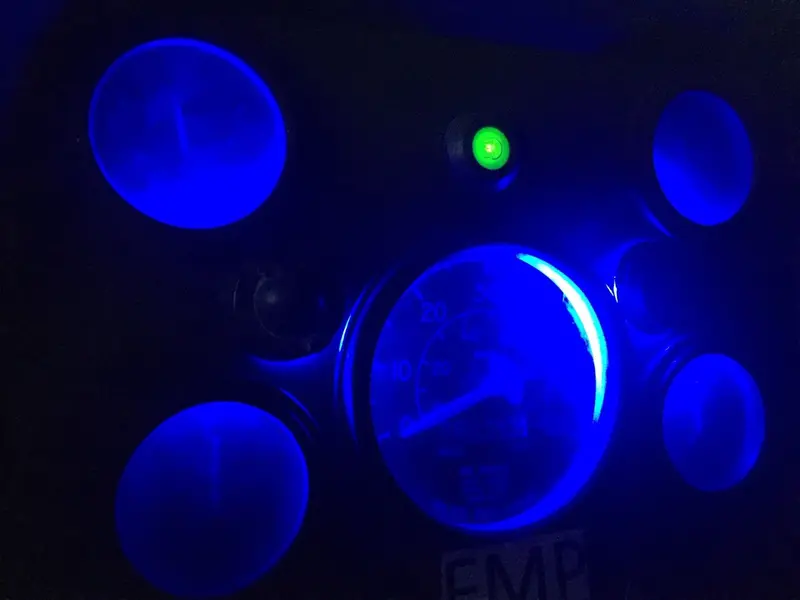 Dash Led Lights 2Pk Blue Brightest Replacement Bulbs 24V Fits Military Humvee 1