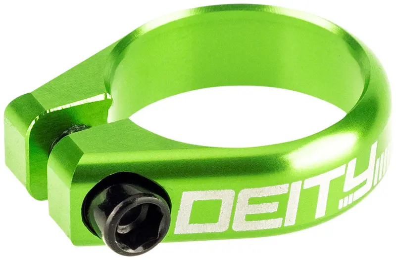 Deity Components Circuit Seatpost Clamp - Green 1