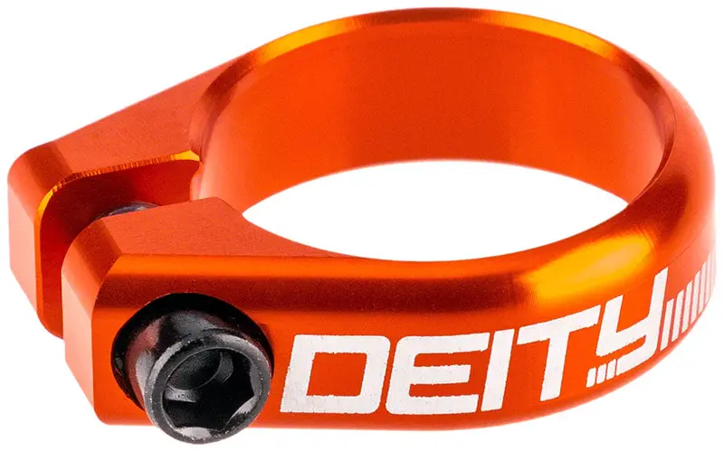 Deity Components Circuit Seatpost Clamp - Orange 1