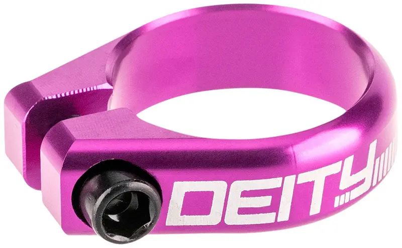 Deity Components Circuit Seatpost Clamp - Purple 1