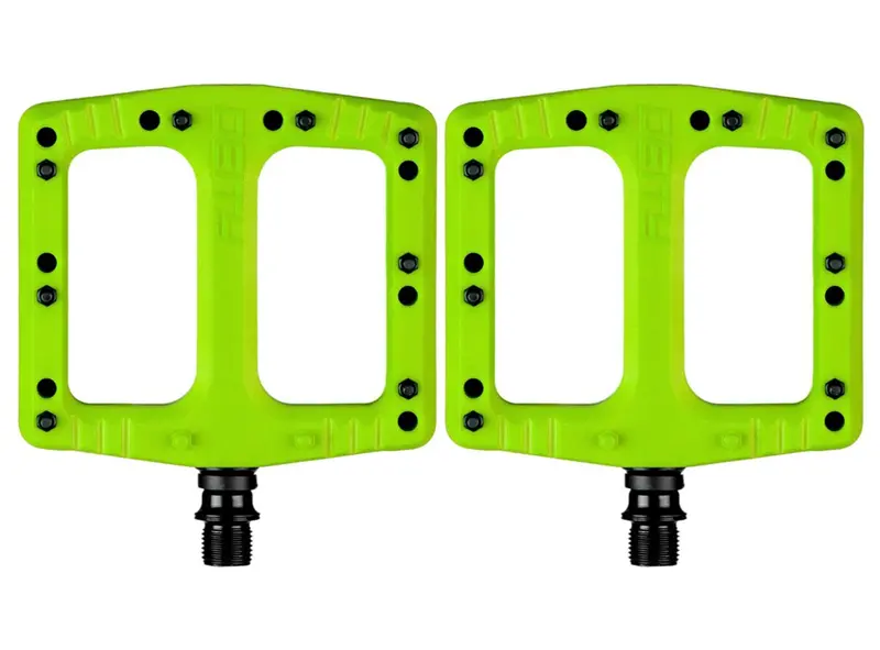 Deity Components Deftrap Platform Pedals - Green 1