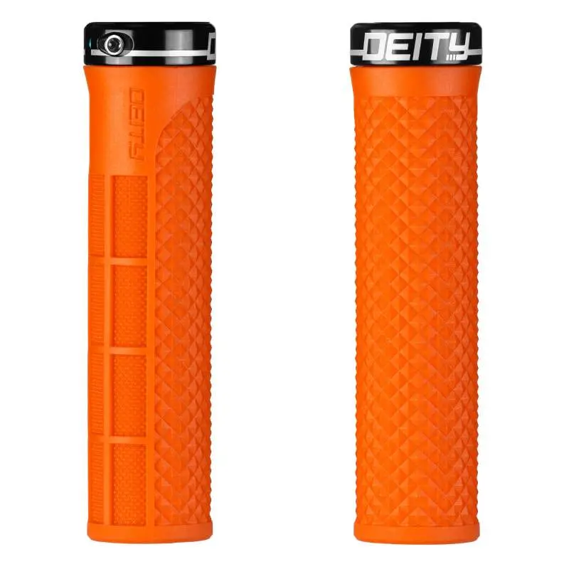 Deity Components Lockjaw Grips - Orange 1