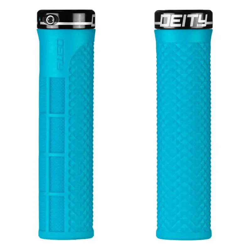 Deity Components Lockjaw Grips - Turquoise 1