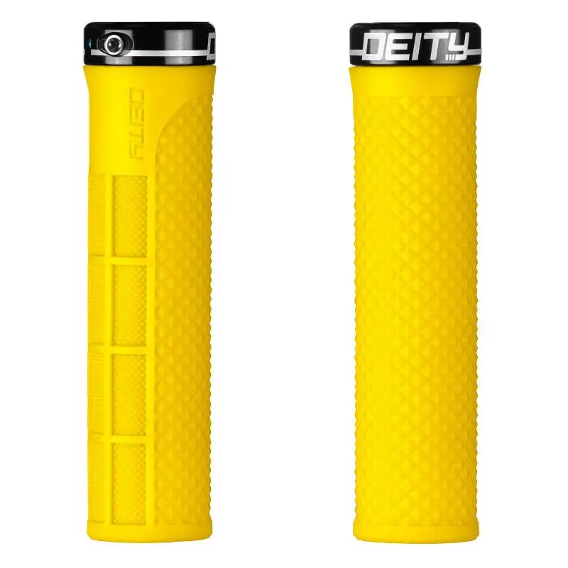 Deity Components Lockjaw Grips - Yellow 1
