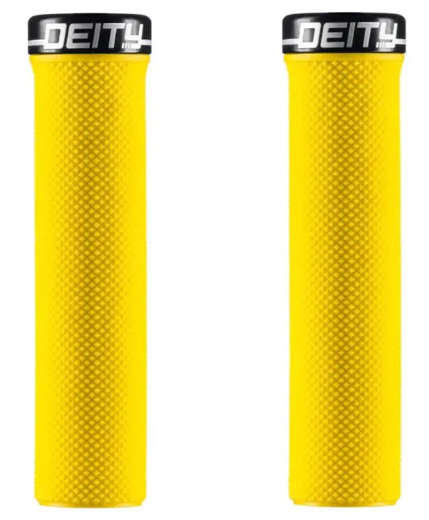 Deity Components Slimfit Grips - Yellow 1
