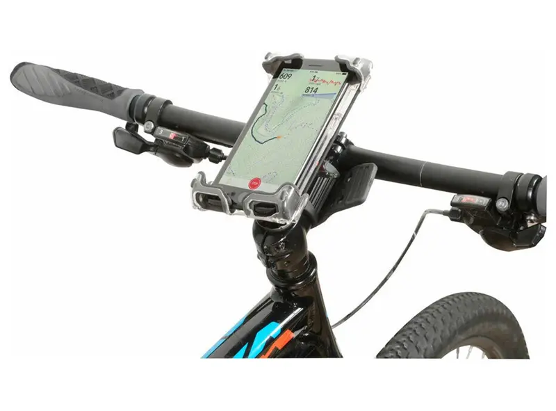 Delta Hefty Holder Plus Smartphone Bike Mount - Clear Gray 1
