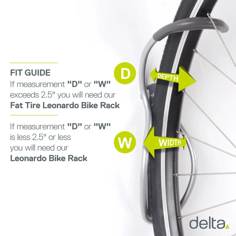 Delta Single Bike Wall Mount Rack - Silver Tray 2