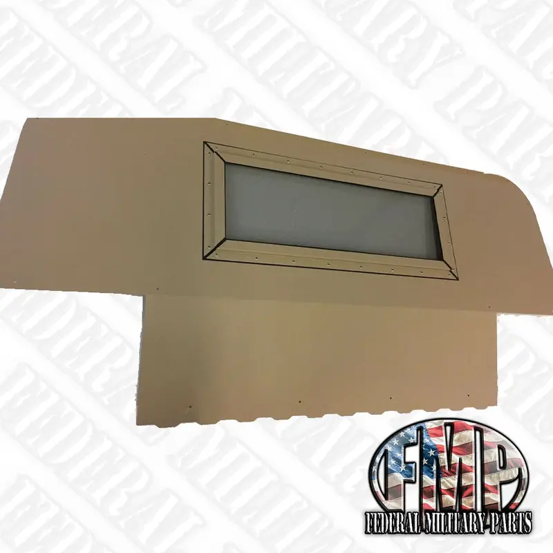 Deluxe Iron Curtain Black, Green, Tan Rear Curtain Replace Canvas With Steel Fits Humvee M998 Hmmwv 3