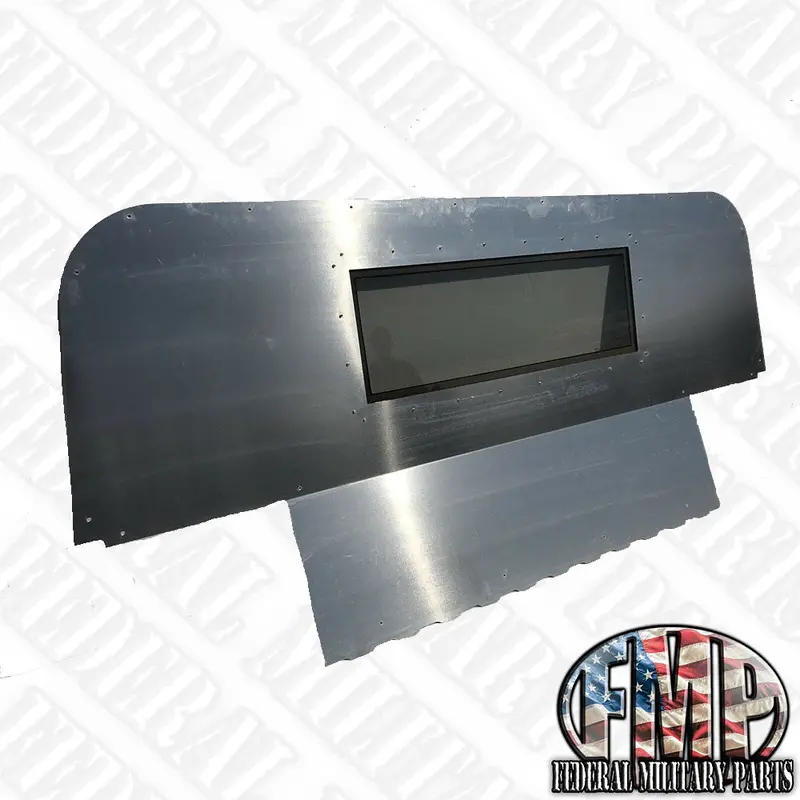 Deluxe Iron Curtain Black, Green, Tan Rear Curtain Replace Canvas With Steel Fits Humvee M998 Hmmwv 5