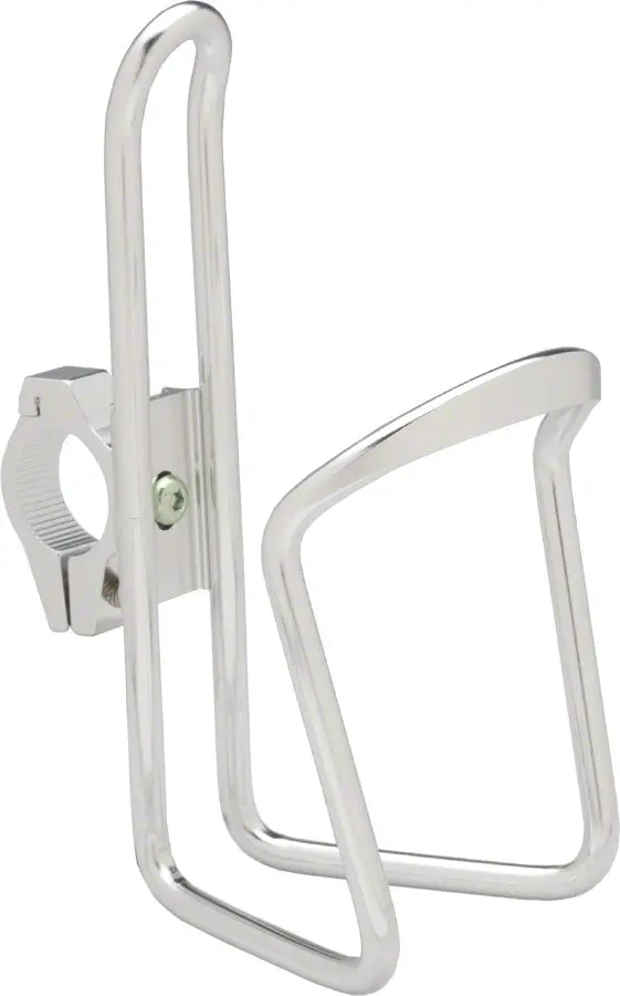 Dimension Alloy Bottle Cage Inc Adjustable Hb Clamp - Silver 1