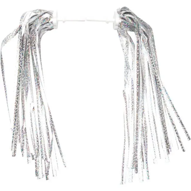 Dimension Kids Bike Streamers - Silver-Platinum 1