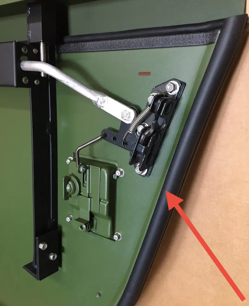 Door Edge Seal - Aftermarket Fits Humvee - Use On Military Humvee Doors. Sold Per Foot. 1
