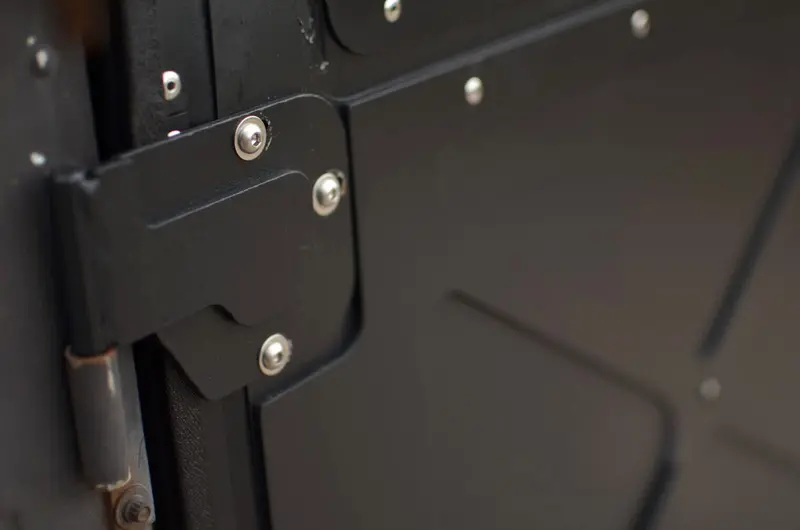 Door Hinges - 2Nd Generation Exterior Door Hinge - Fits Humvee X-Door Hinge - Hardware Not Included 1