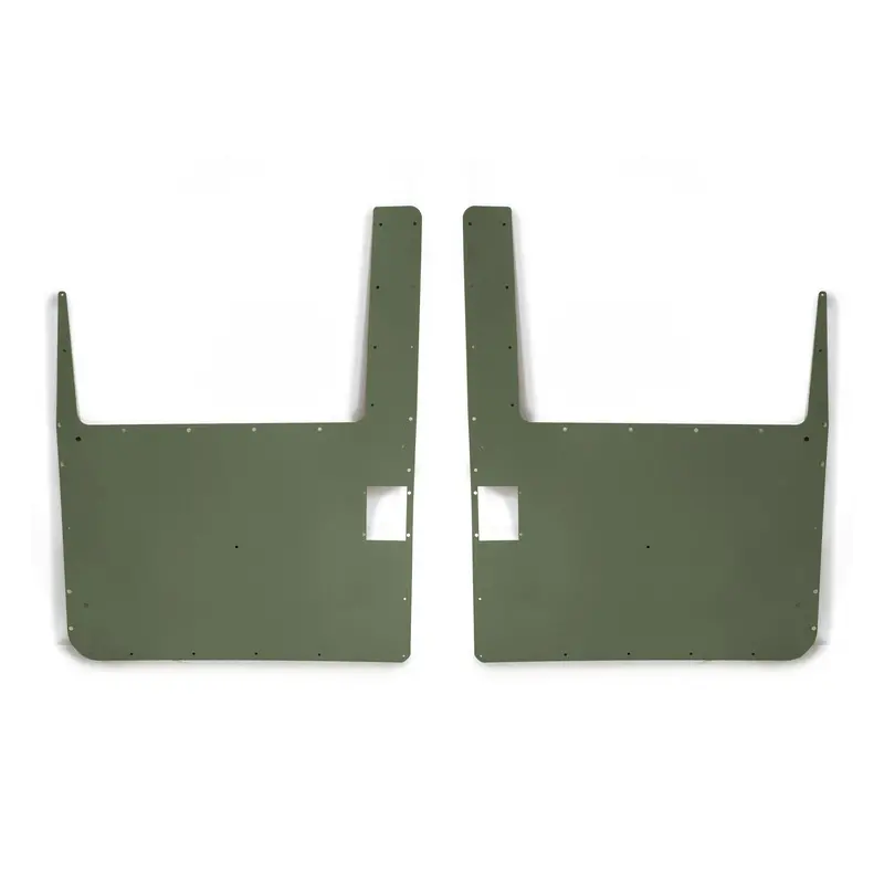 Door Skins - Pair - Supplemental Armor Skin - Black, Tan Or Green - Door Handles Not Included Fits Humvee Hard Doors 3