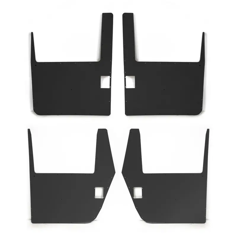 Door Skins - Set Of 4 - Supplemental Armor Skin - Black, Tan Or Green - Door Handles Not Included Fits Humvee Hard Doors 1