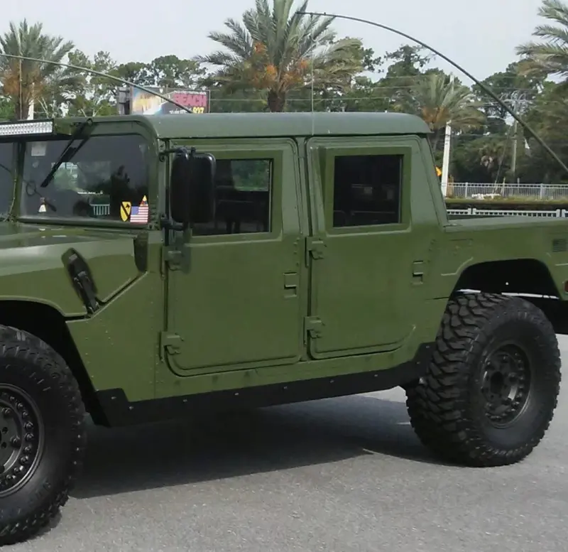 Door Skins - Set Of 4 - Supplemental Armor Skin - Black, Tan Or Green - Door Handles Not Included Fits Humvee Hard Doors 2